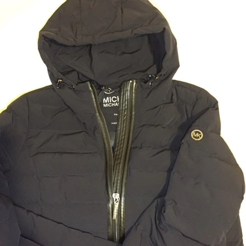 Michael kors packable puff coat jacket
